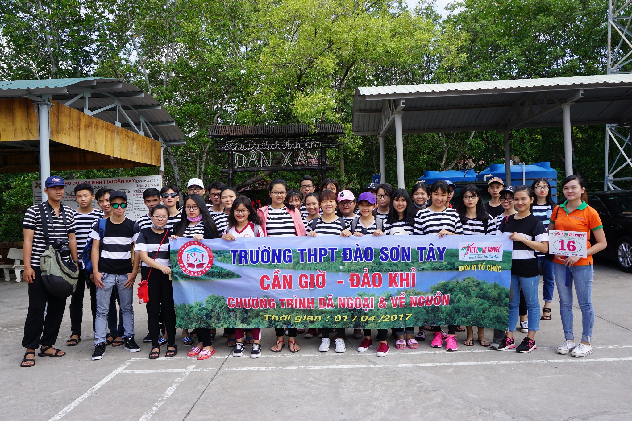 TRƯỜNG TRUNG HỌC PHỔ THÔNG ĐẢO SƠN TÂY KHÁM PHÁ CẦN GIỜ - ĐẢO KHỈ